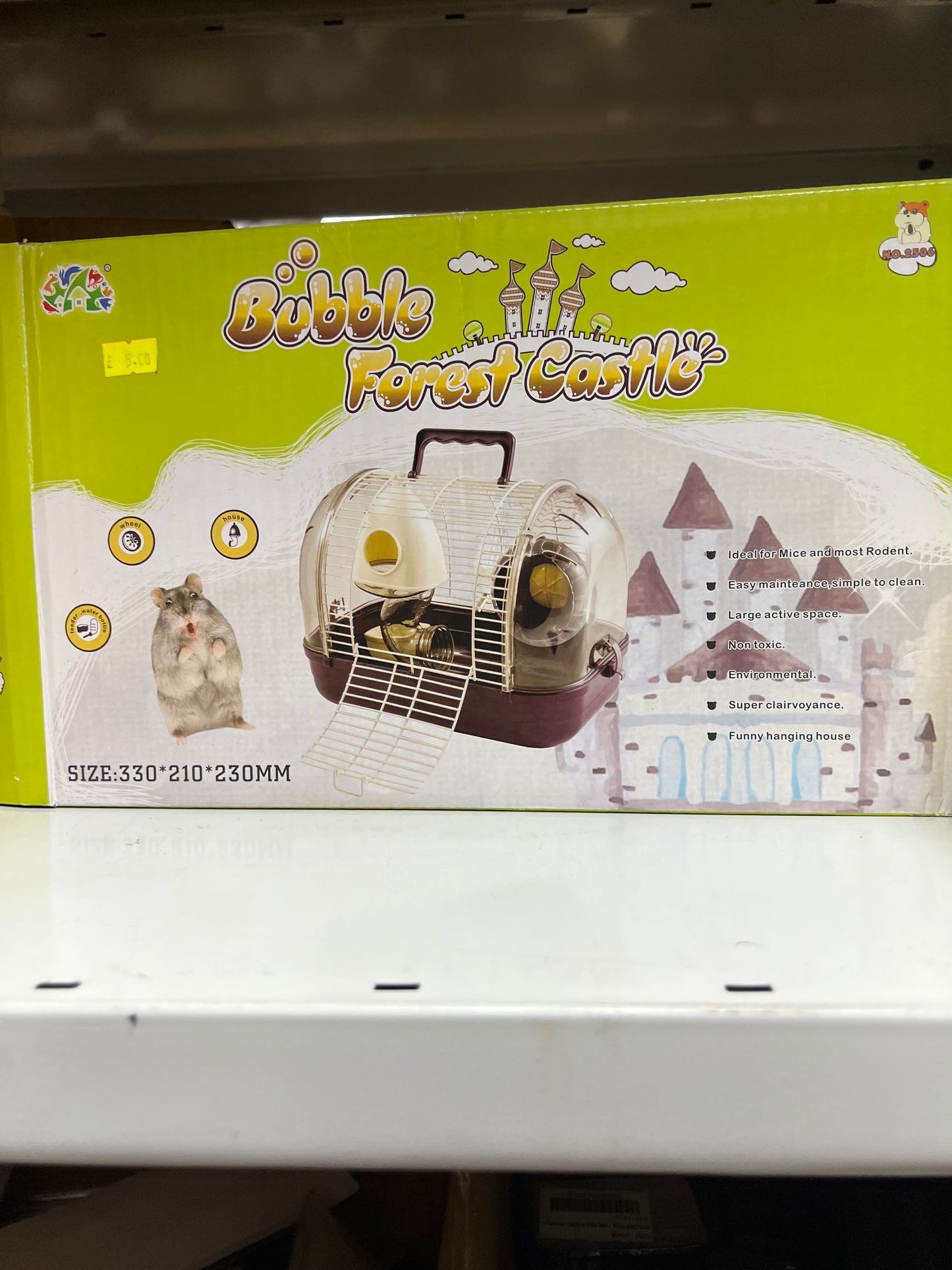 Bubble castle pet toy