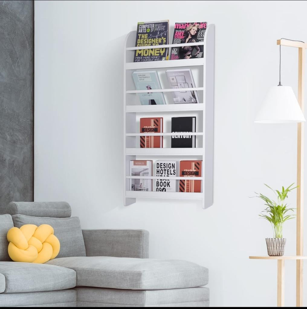 Wall mounted bookcase