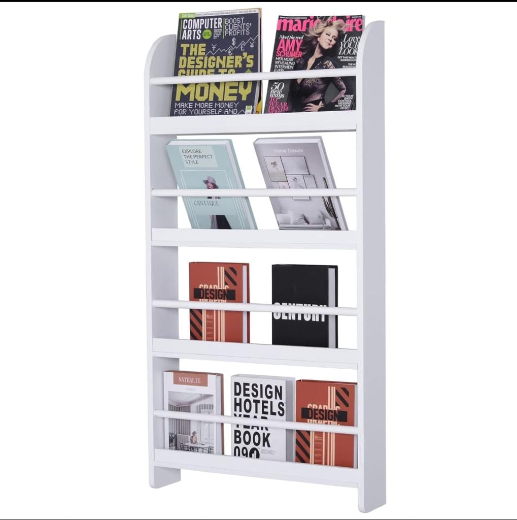 Wall mounted bookcase