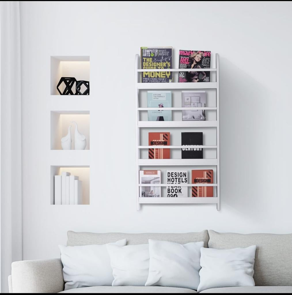 Wall mounted bookcase