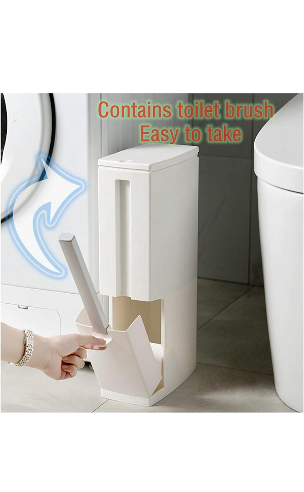 Trash toliet bin