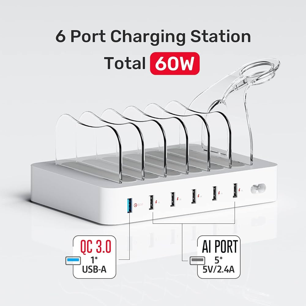 Unitek 6 Ports USB Charging Station