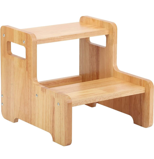 Wooden 2 step stool